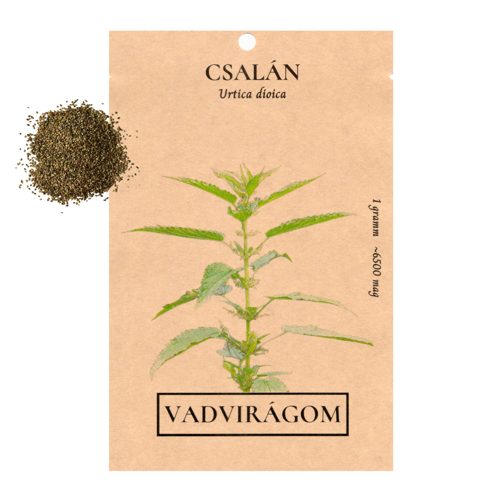 Urtica dioica-virágmag