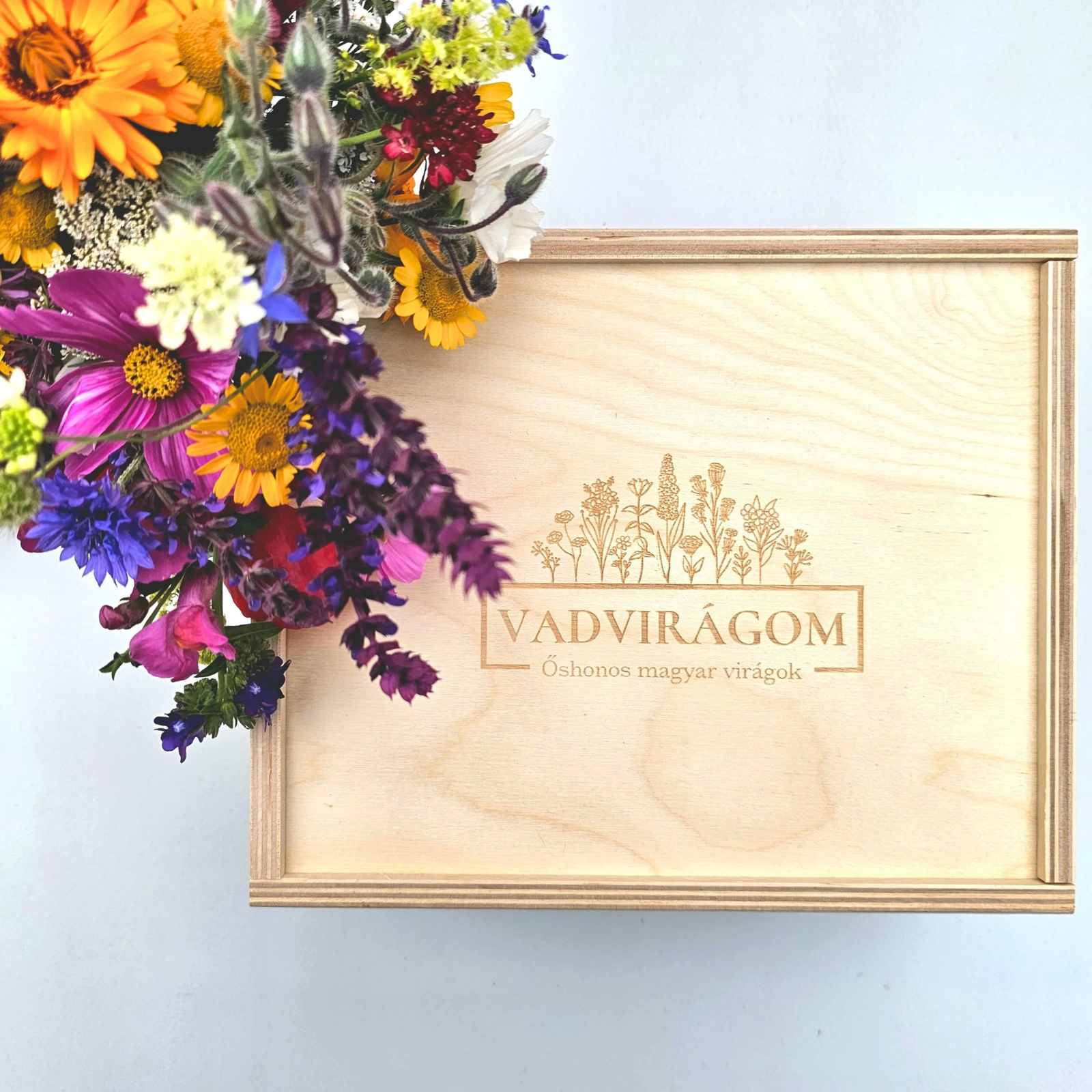 ADVENTI NAPTÁR kertészeknek - fa díszdobozban - 24 tasak, 60 gramm virágmag - Image 3