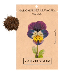 Háromszínű árvácska (Viola tricolor) 0,5g, ~700 mag