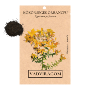 Közönséges orbáncfű (Hypericum perforatum) 1g, ~10500 mag