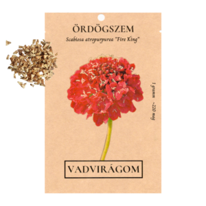 Ördögszem (Scabiosa atropurpurea „Fire King”) 1g, ~220 mag
