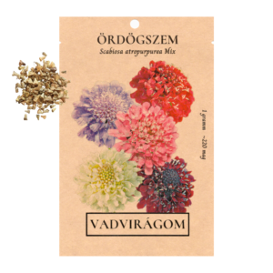 Ördögszem (Scabiosa atropurpurea „Mix”) 1g, ~220 mag