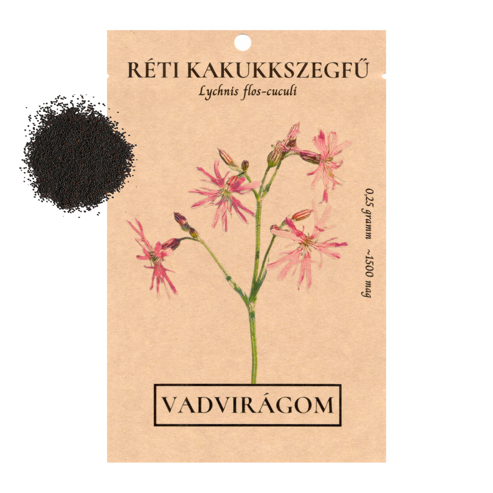 réti kakukkszegfű - Lychnis flos-cuculi - őshonos magyar vadvirág