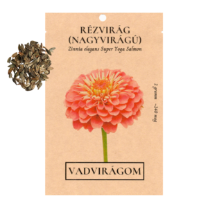 Rézvirág (Zinnia elegans „Super Yoga Salmon”) 2g, ~240 mag