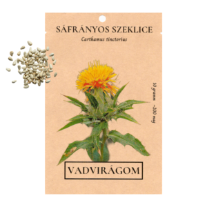 Sáfrányos szeklice (Carthamus tinctorius) 10 g, ~200 vetőmag
