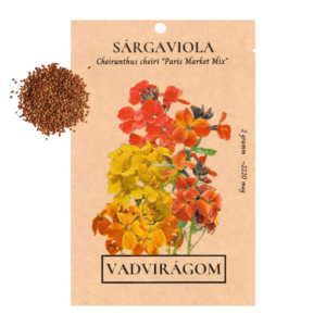 Sárgaviola (Cheiranthus cheiri „Paris Market Mix”) 2g, ~2200 mag